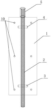 一种墙柱模板高度调节装置的制作方法