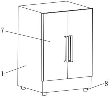 一种带内部减震机构的钣金机柜的制作方法