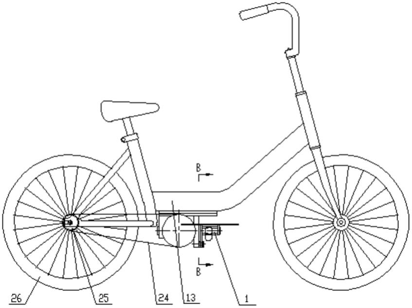 一种自行车摆杆驱动机构的制作方法