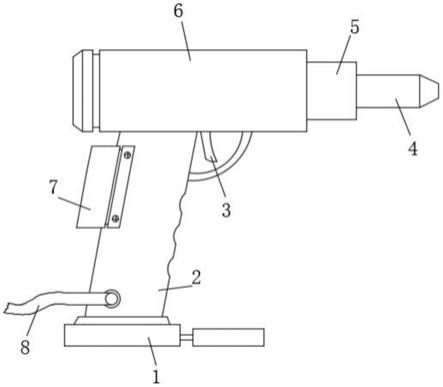 一种带有稳定结构的手持激光焊接枪的制作方法