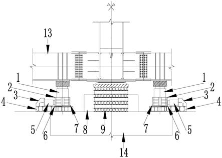 一种辅助墩钢桁拱梁空间姿态调节装置的制作方法