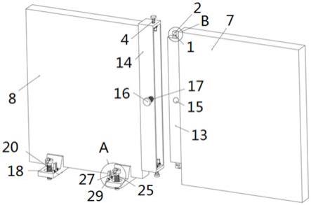 一种紧固装置及具有其的屏障板的制作方法