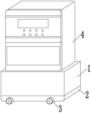 一种高频在线式UPS电源的移动装置的制作方法