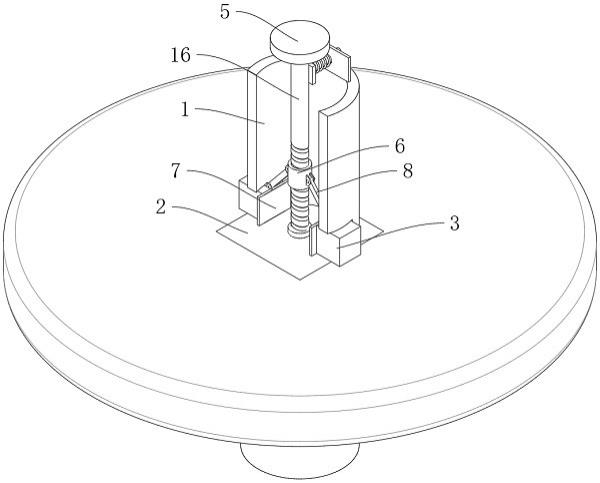 一种立式圆台平面磨床砂轮紧固装置的制作方法