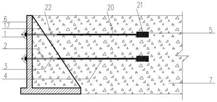 预埋式锚拉-扶壁式联合挡土墙结构及建造方法与流程