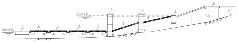 适合大水位变幅的可拆卸式浮码头的制作方法