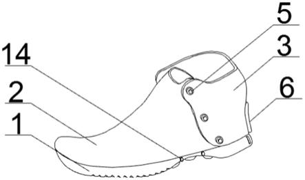 一种组合型防臭休闲鞋的制作方法