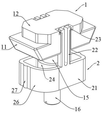 滑槽预固定块装配组件及具有其的杆体的制作方法