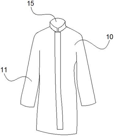 一种新型医务工作服的制作方法