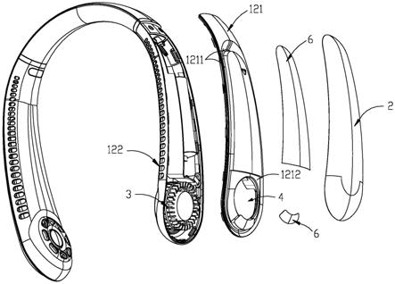 一种挂脖式风扇的制作方法
