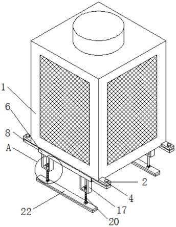 一种热泵供热用支撑架的制作方法