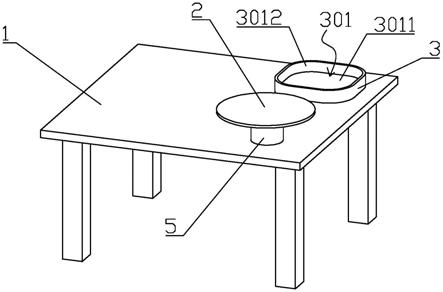 一种椅子坐垫的打胶定型工作台的制作方法
