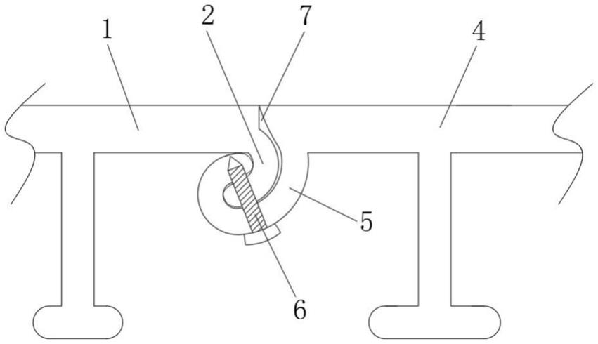 一种拼装式超宽铝合金灶台板的连接结构的制作方法