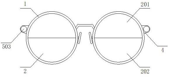 一种双光理疗眼镜的制作方法