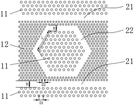 一种二维光子晶体波导结构