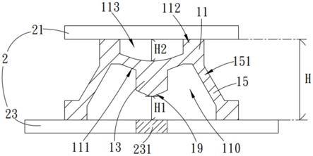 用于按键结构的弹性体及按键结构的制作方法