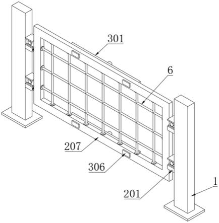 一种建筑工地用便于安装的防护围栏的制作方法