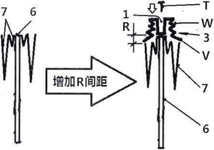 配用在多杆折叠雨伞顶部的杂异型盛水容器及使用方法