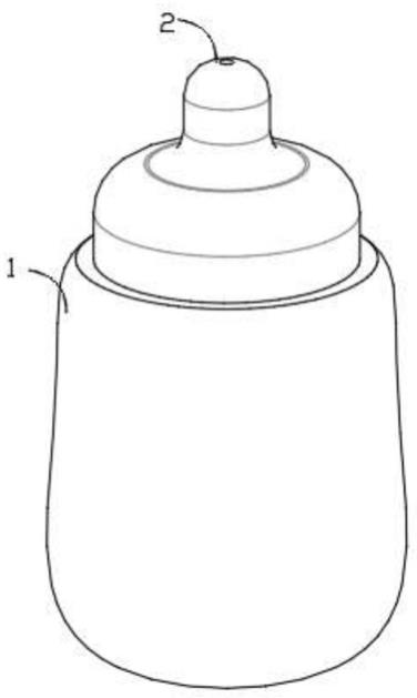 一种防烫型硅胶儿童奶瓶的制作方法