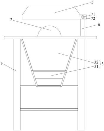 一种可自动收集木屑的木工台锯的制作方法