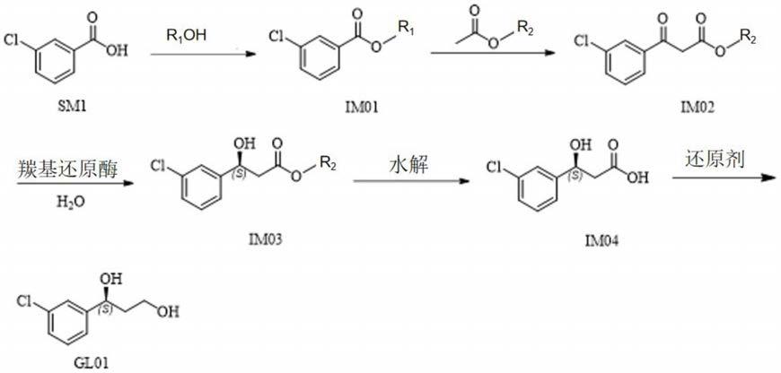 一种(S)-1-(4-氯苯基)-1,3-丙二醇的酶法生产方法与流程