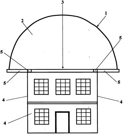 低矮住房上的发电屋罩的制作方法