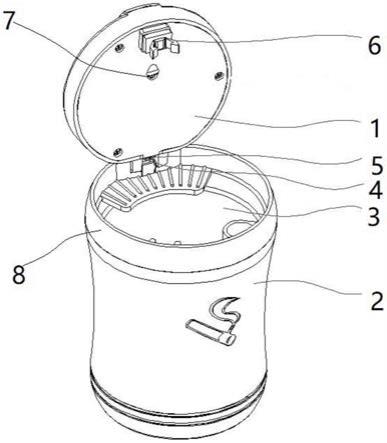 一种车载烟灰缸的制作方法