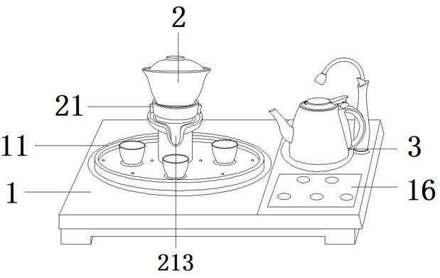 一种家用茶盘的制作方法