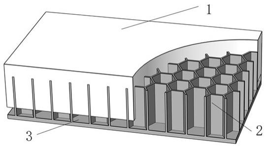 六方蜂窝-粘弹性材料耦合水下吸声结构