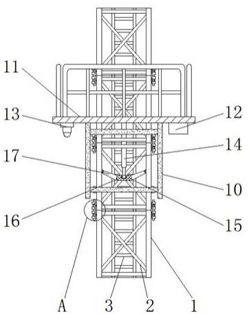 一种塔吊液压顶升系统防倾装置的制作方法