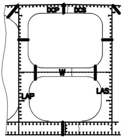 VLCC中货油舱分段分割及门型搭载工艺的制作方法