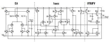 一种基于反高斯偏置电路电流反馈电压驱动器的LDO