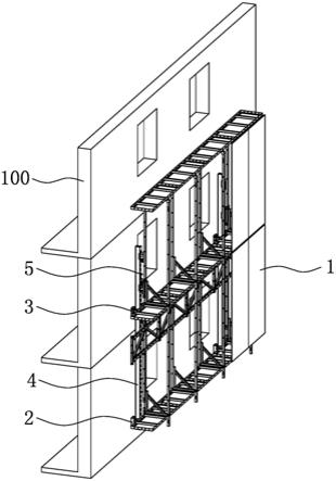 一种液压顶升装配式建筑防护架的制作方法