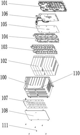 一种方形电芯电池包的温度均衡结构的制作方法
