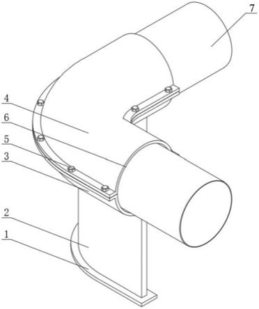 一种新型输水管线转弯处管路支架的制作方法
