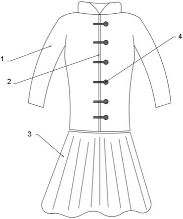 一种新中式礼服