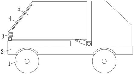 一种设防异味扩散机构的垃圾清运车的制作方法