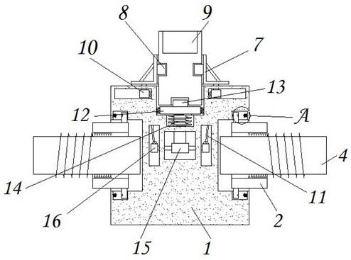 一种可快速固定的建筑施工用脚手架安装结构的制作方法