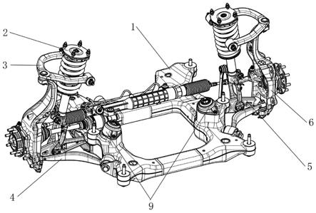 一种重载乘用车前悬架系统的制作方法