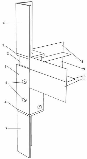 一种钢结构单元房叠箱体系承插连接节点的制作方法