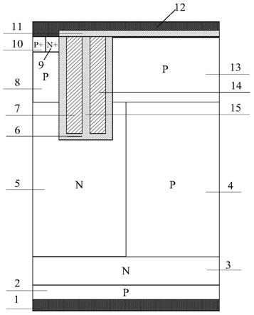 具有载流子浓度增强的分离栅超结IGBT器件结构及方法