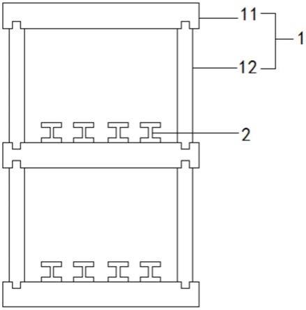 一种装配式叠合楼板的立体式可拆卸组合式堆放装置的制作方法
