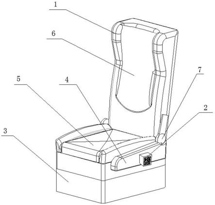 一种可调节式高铁用座椅的制作方法