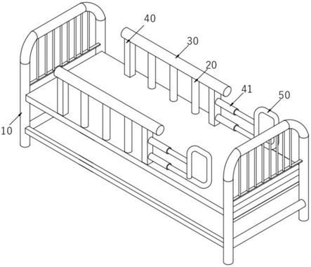 一种改良床栏结构的制作方法