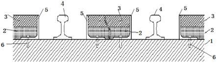换流变压器站内的轨道基础结构的制作方法