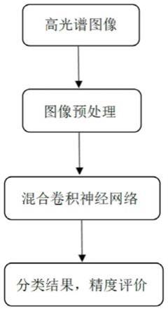 一种基于混合卷积神经网络的高光谱图像分类方法