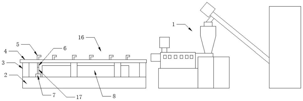 一种墙板加工用成型料自动化冷却成型装置的制作方法