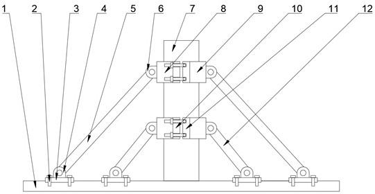 一种环形混凝土电杆浇筑固定装置的制作方法