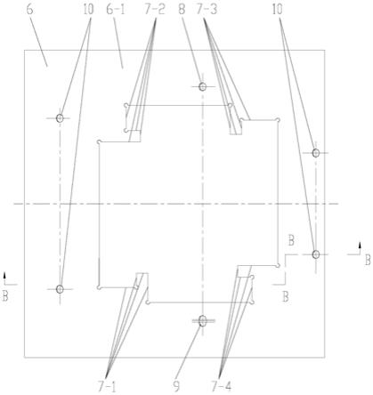 一种用于足辊架的插模加工工装及加工方法与流程