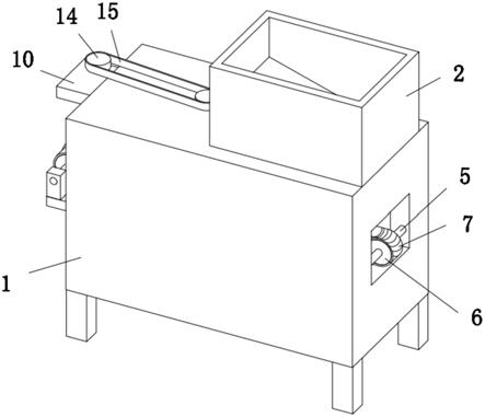一种PVC加工生产用摇晃式筛选机的制作方法